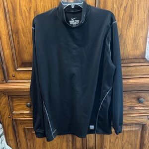 Nike Pro Combat Men's Long Sleeve Black Shirt